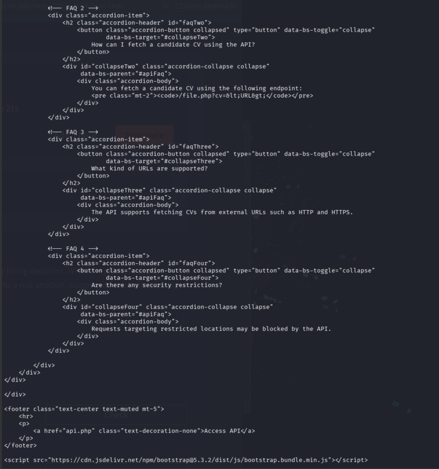 api.php response continued | /file.php?cv= accepts a URL parameter
